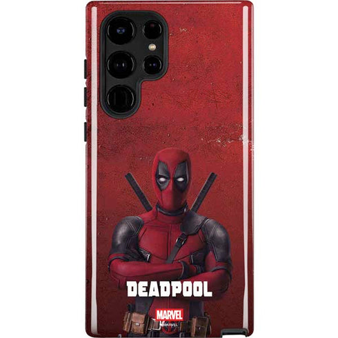 Marvel Deadpool Legacy Deadpool Red Poster Galaxy S25 Ultra Impact Case